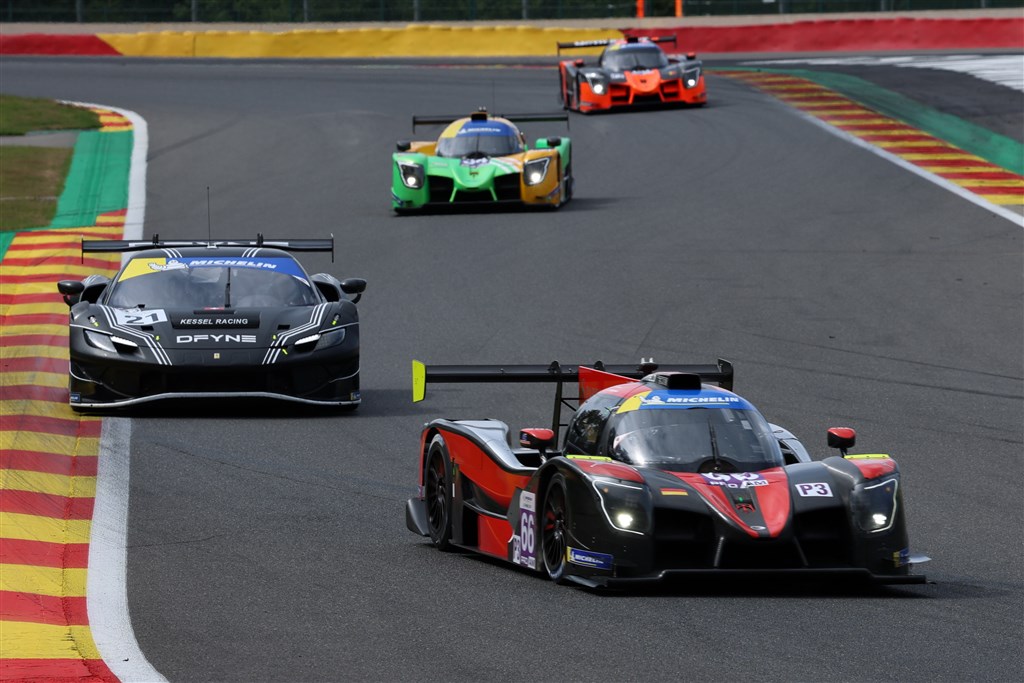 Med Steve Parrow blev Mikkel Gaarde Pedersen femmer i Le Mans Cuppen på Spa.
(Foto: JJ Media)